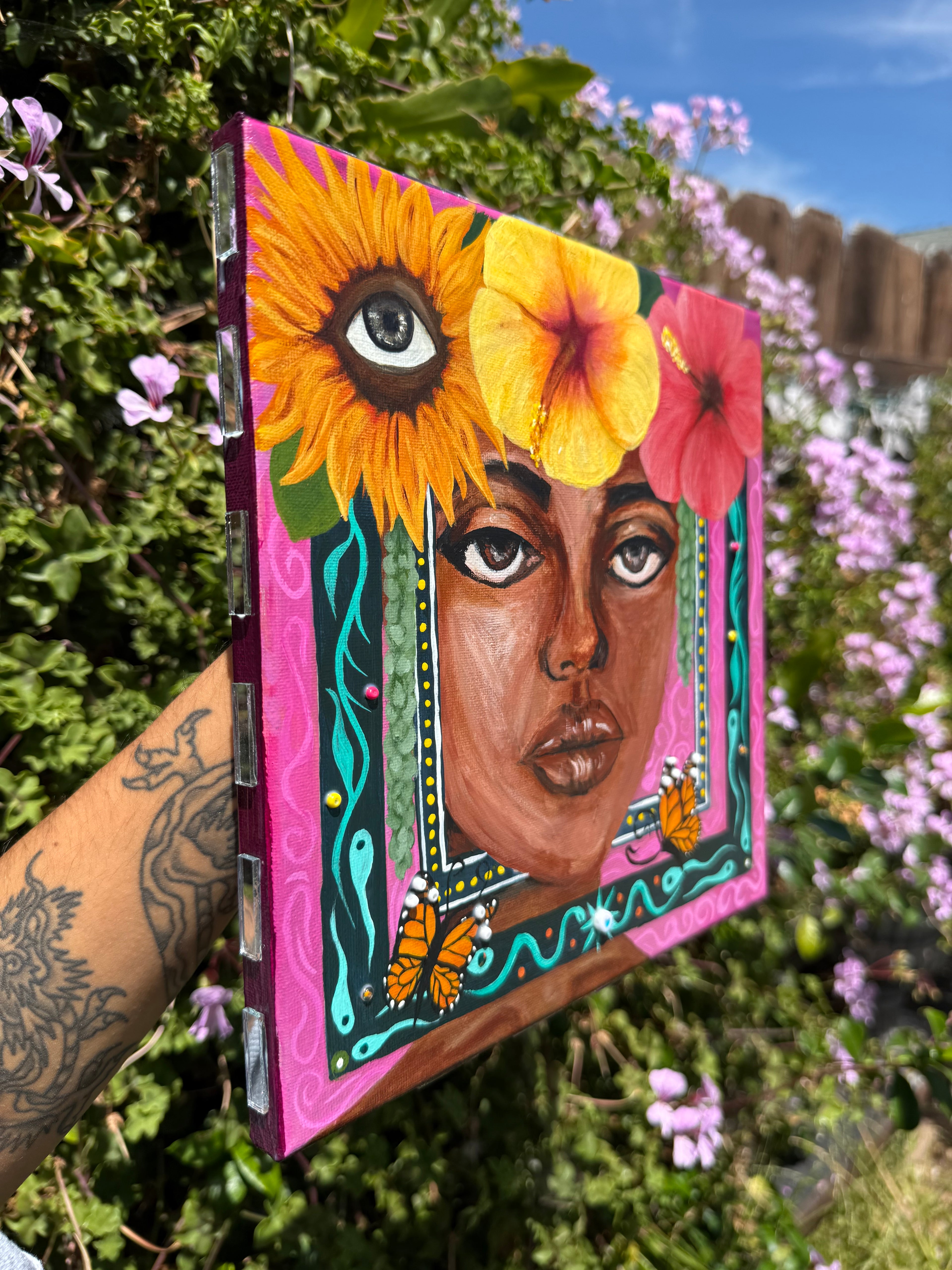 Flower Girl Original Painting