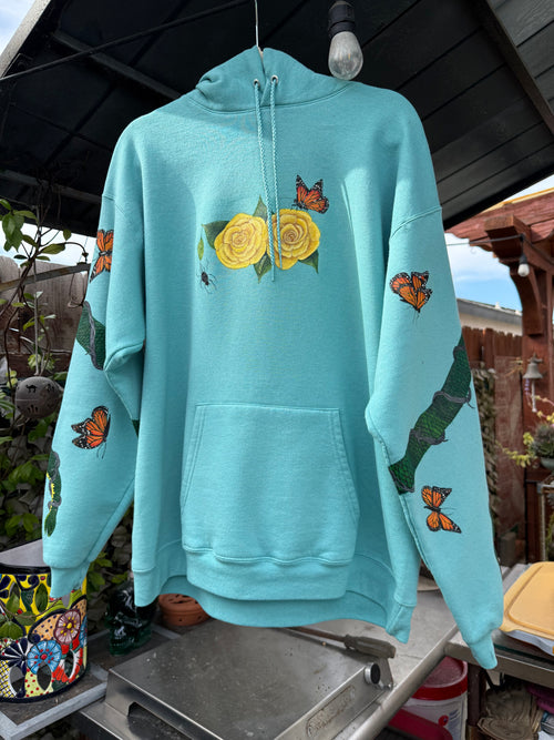 Transformation Original Hand Painted Hoodie