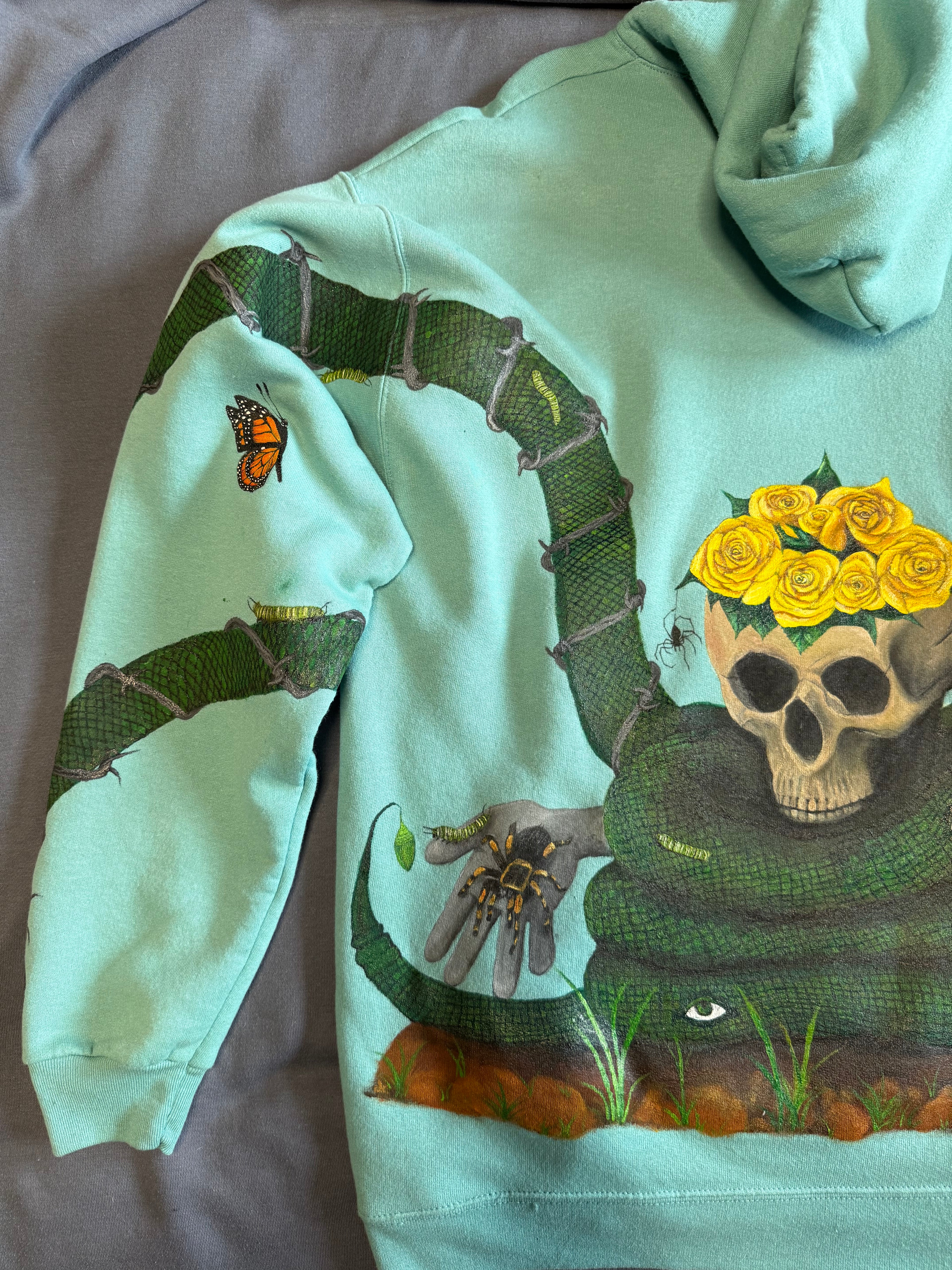 Transformation Original Hand Painted Hoodie