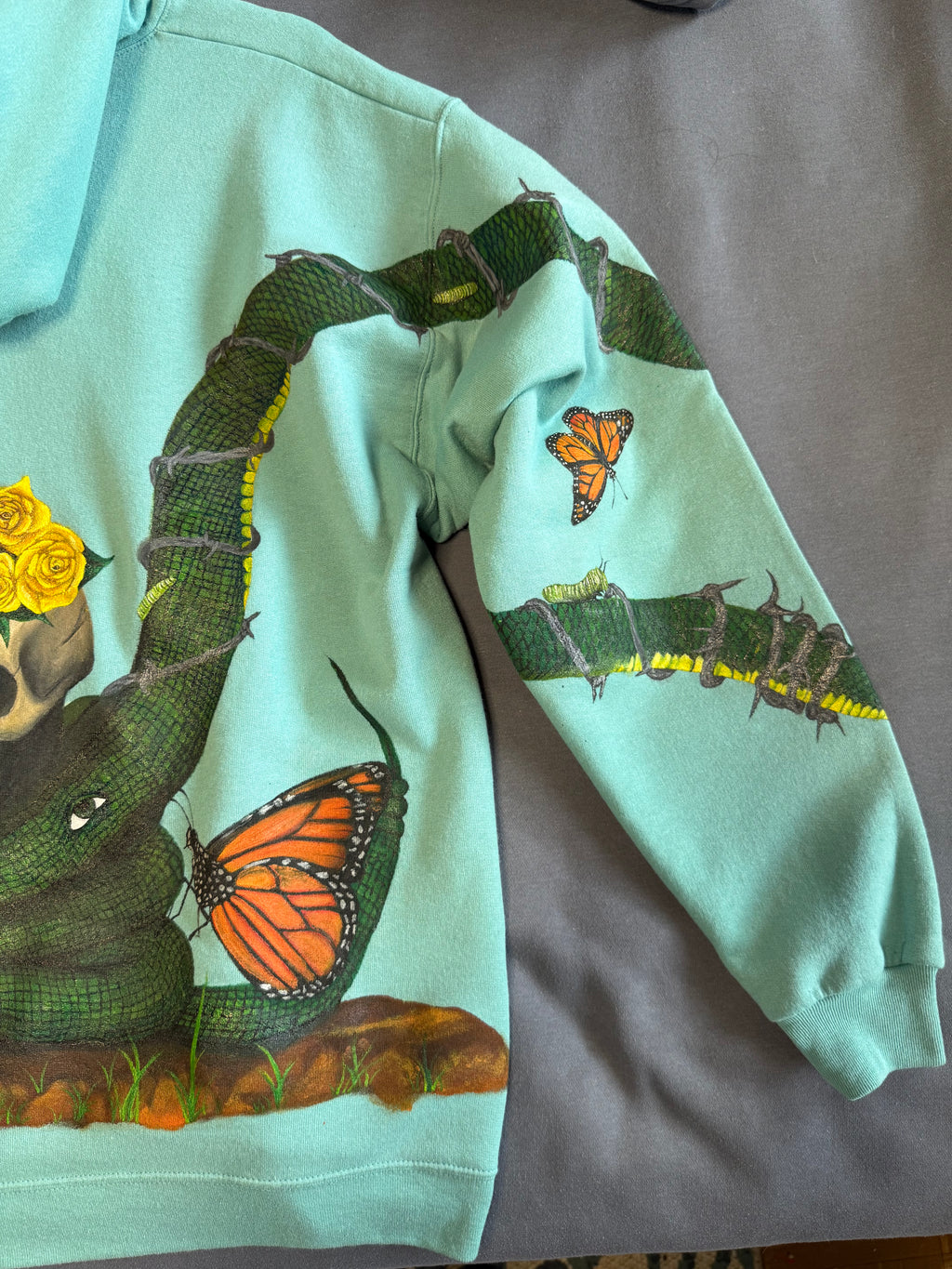 Transformation Original Hand Painted Hoodie
