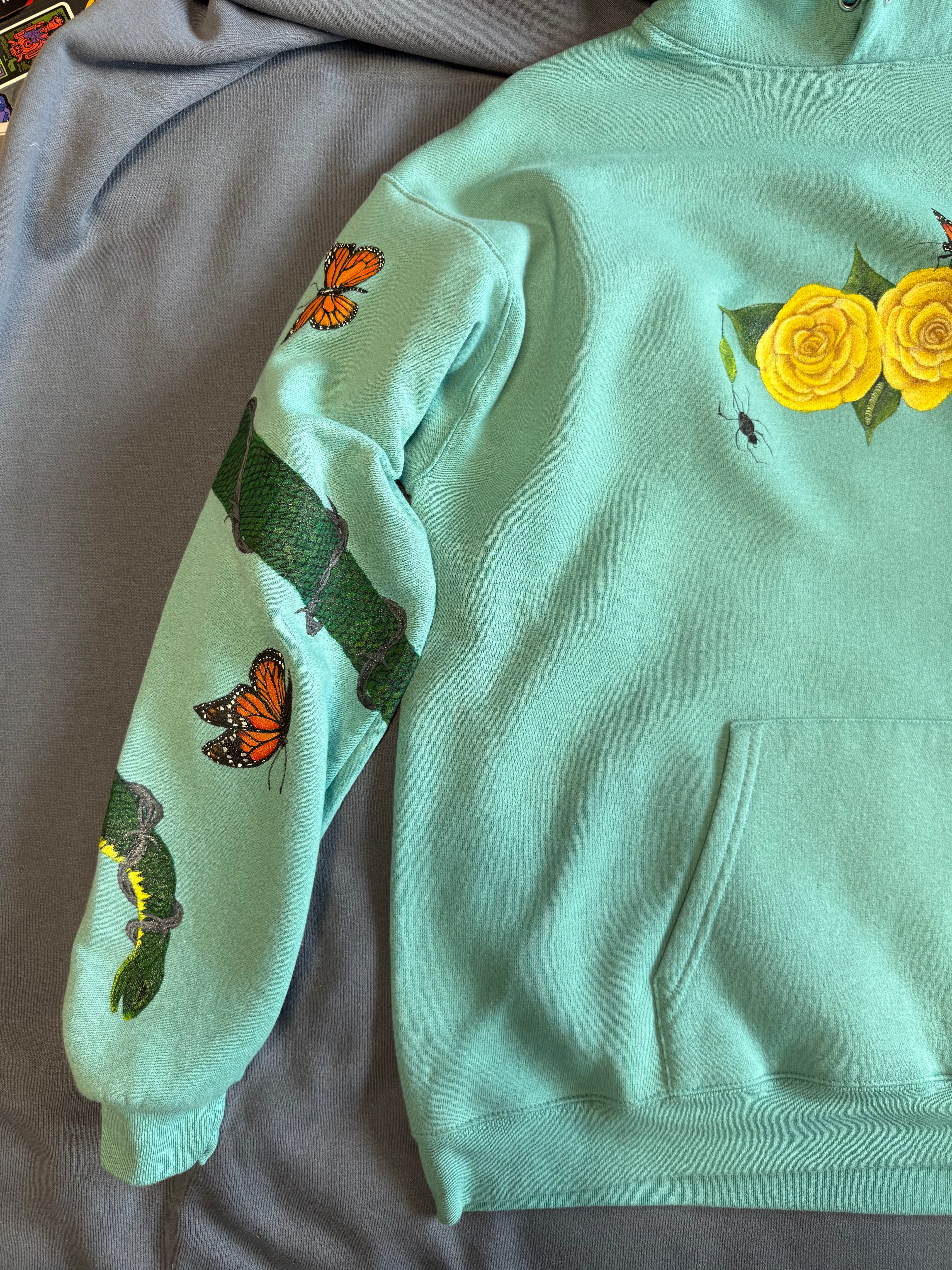 Transformation Original Hand Painted Hoodie
