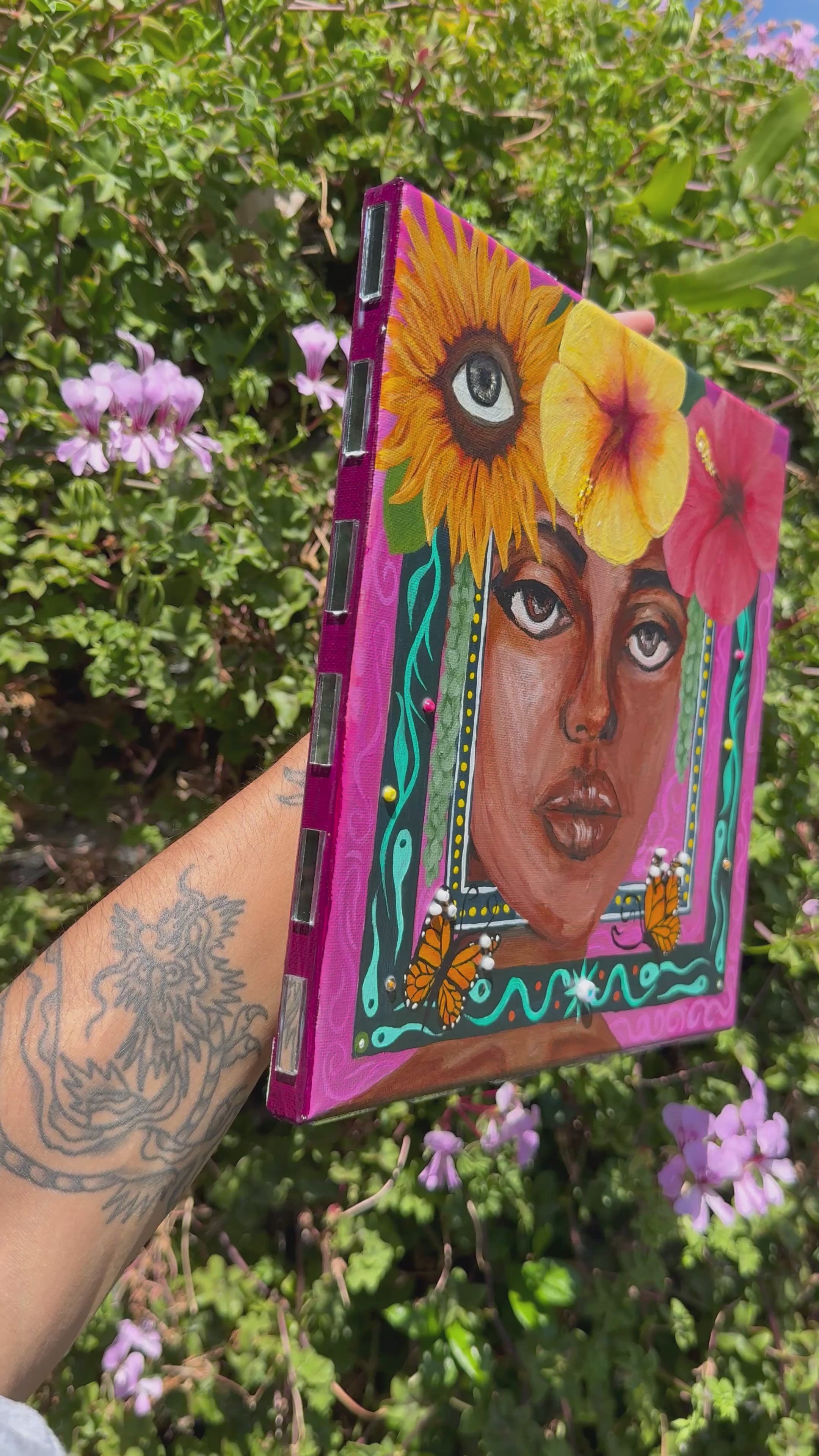 Flower Girl Original Painting